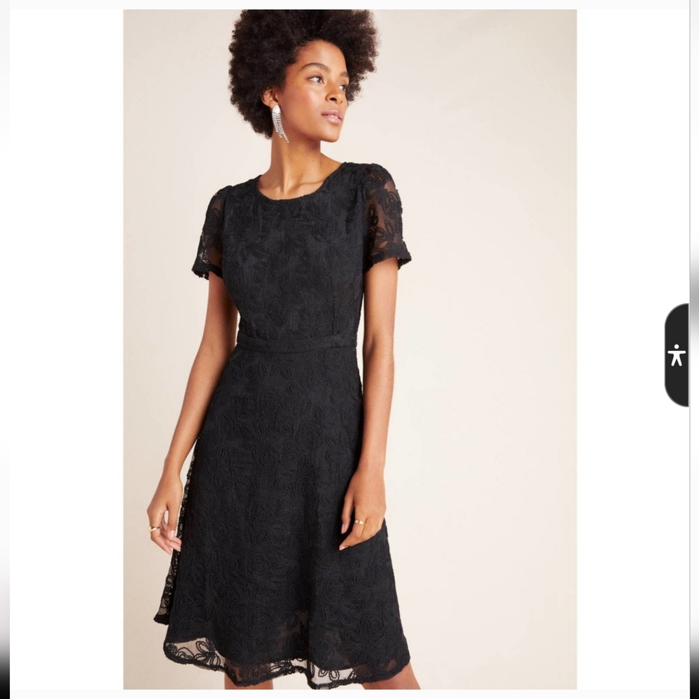 Anthropologie Sunday in Brookland Lace Floral Dress